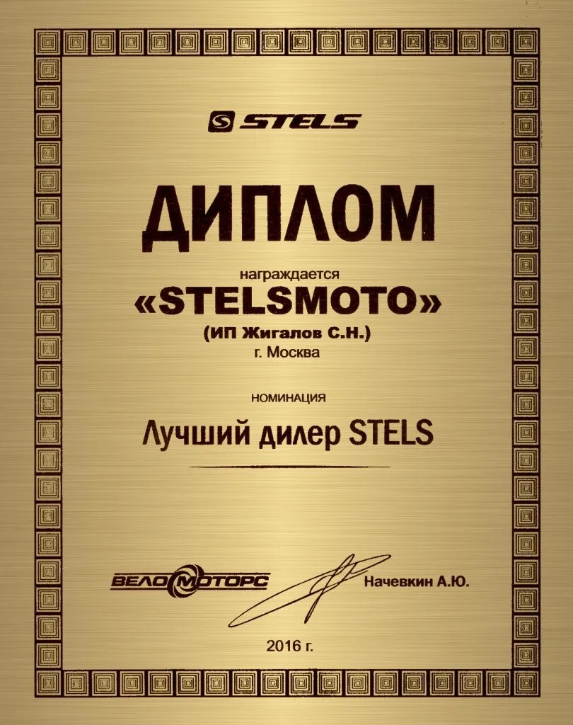 Лучший дилер STELS